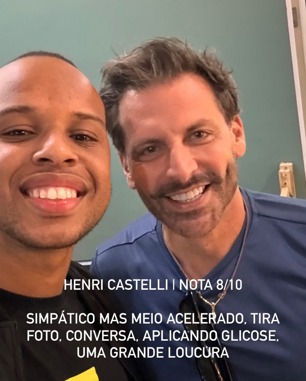 Fã viraliza ao dar notas para simpatia de ex-BBBs após encontro — Foto: reprodução/ instagram