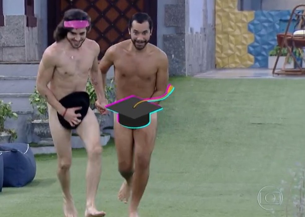 Fiuk e Gil do Vigor no 'BBB 21' — Foto: Reprodução/Globo