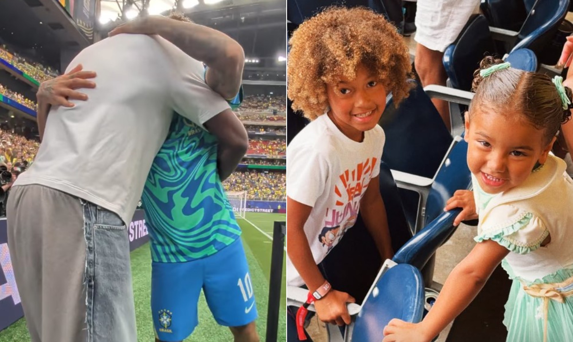 Filhas de Neymar e de Jimmy Butler roubam a cena em bastidores de jogo: 'Melhores amigas', diz astro da NBA
