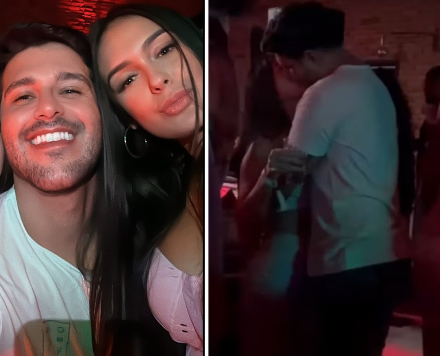 Ex-BBB Larissa beija Rodrigo Mussi