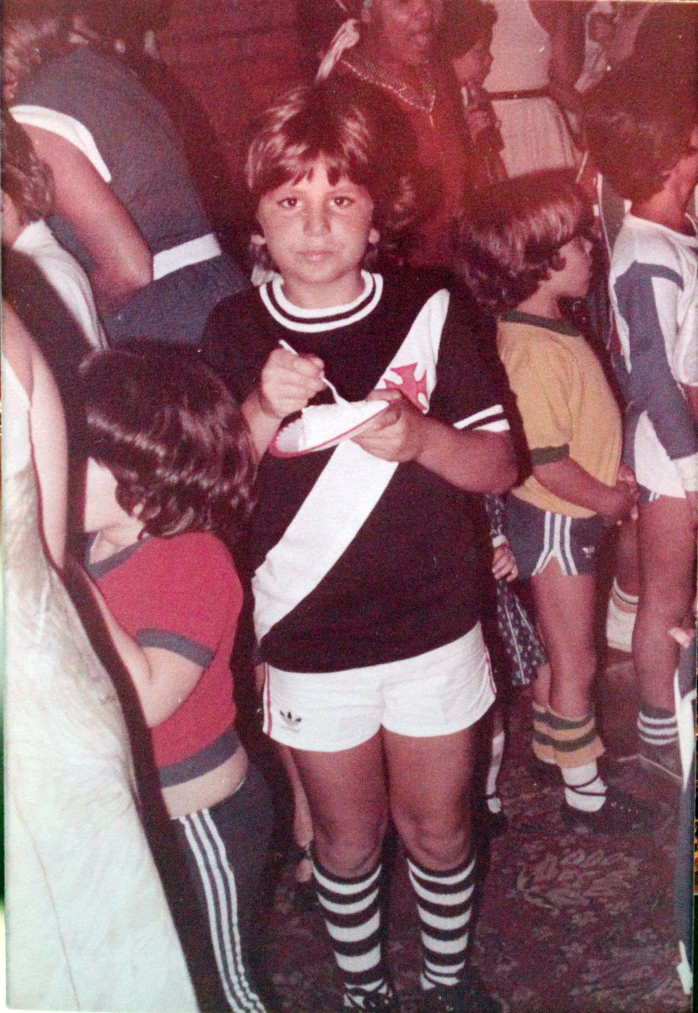 Eduardo Paes (PSD) e seu primeiro amor: o Vasco — Foto: Arquivo pessoal