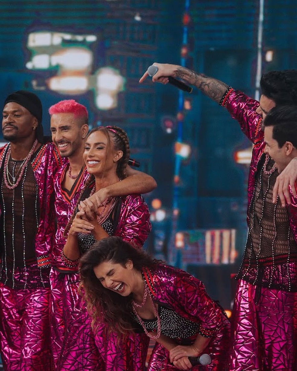 Fernanda Paes Leme no 'Dança dos Famosos' — Foto: TV Globo/Divulgação
