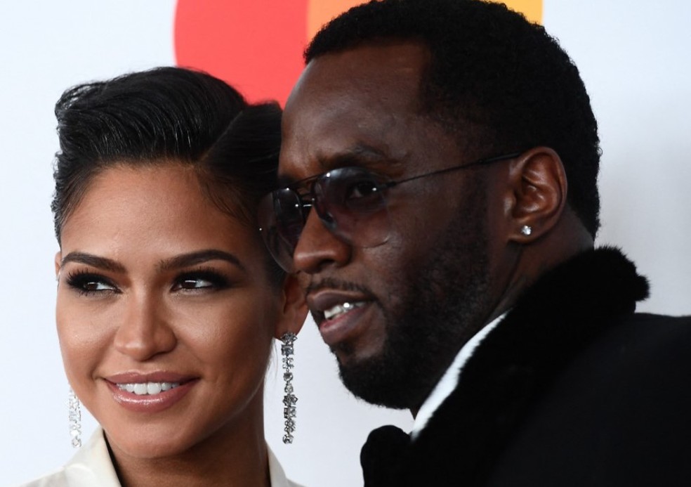 P Diddy e Cassie Ventura em janeiro de 2018 — Foto: AFP