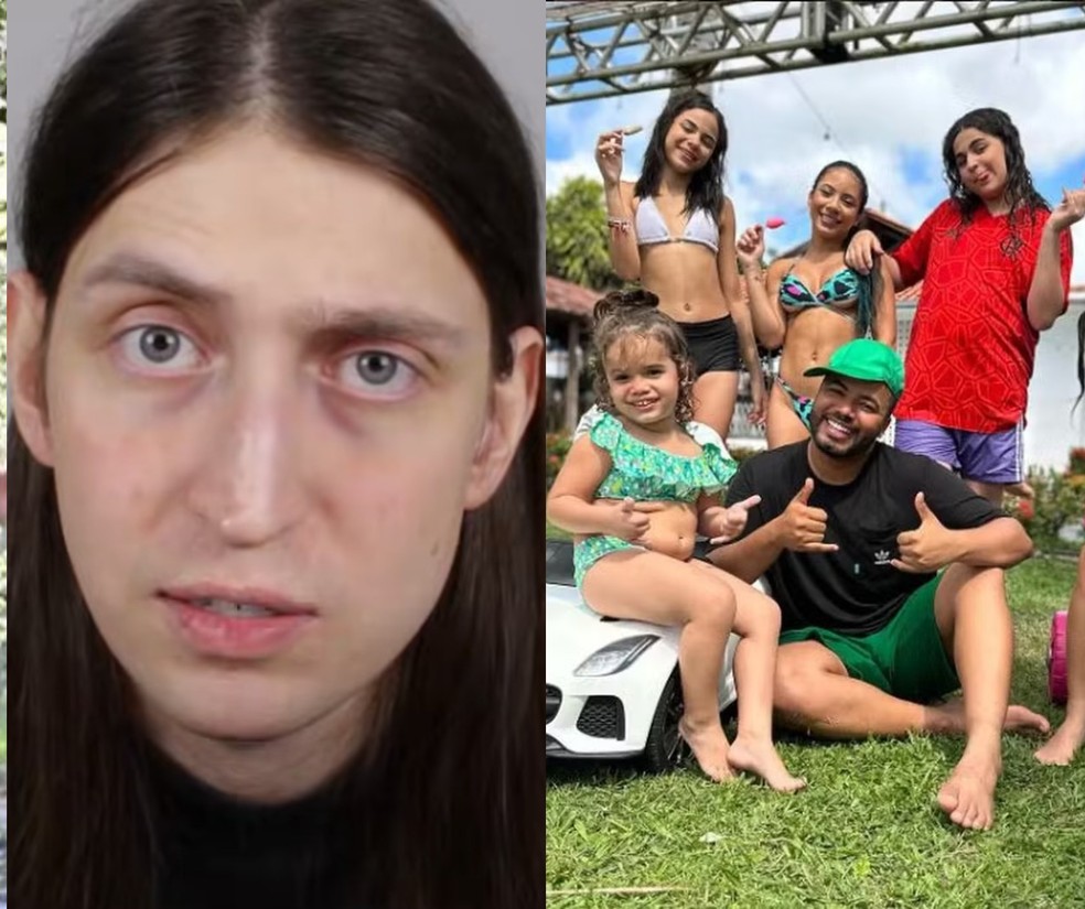  Hytalo Santos (direita) foi citados por Felca em vídeo sobre 'adultização' — Foto: Reprodução