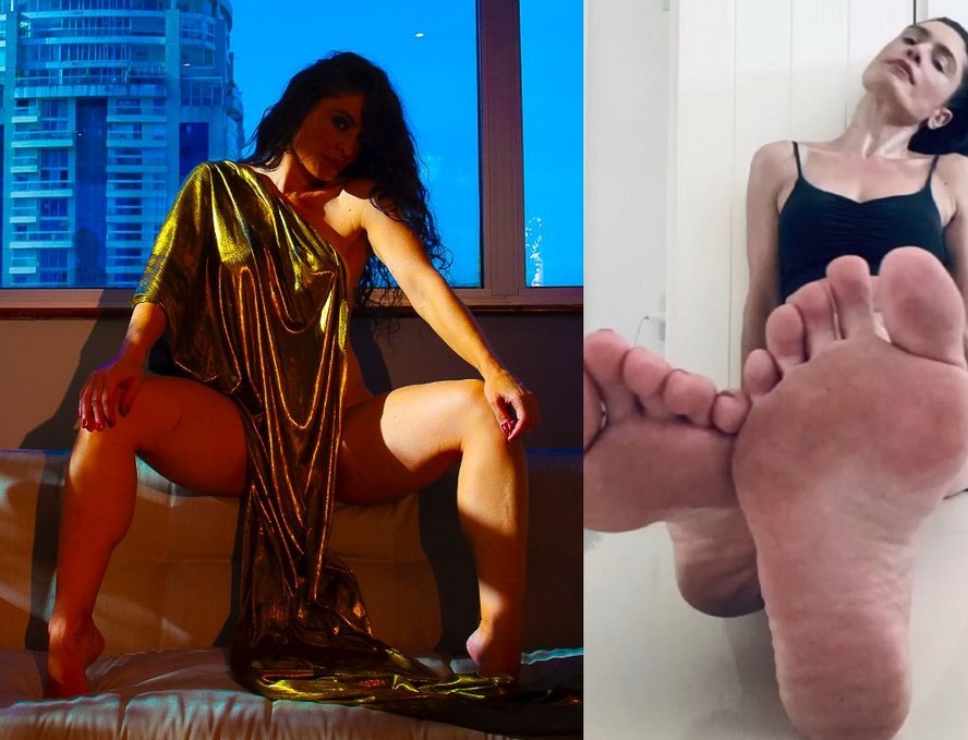 Franciely Freduzeski cria grupo vip para vender fotos dos pés para fetichistas