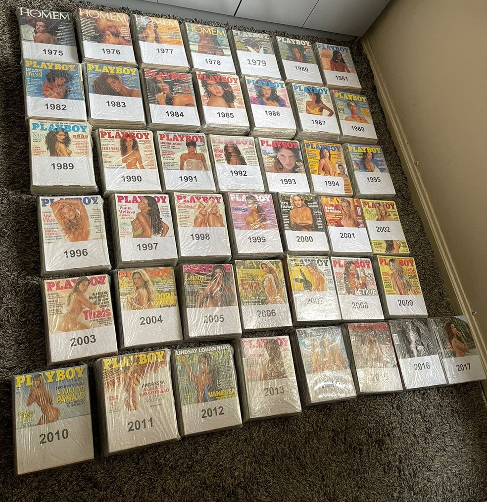 Coleção completa da 'Playboy' é anunciada — Foto: divulgação