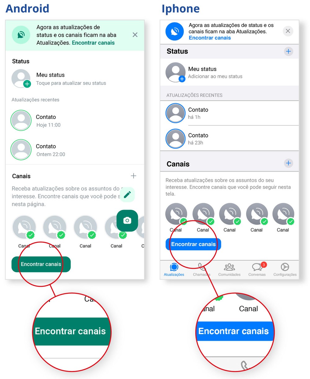 Canais do WhatsApp: saiba como receber as notícias do EXTRA no seu celular