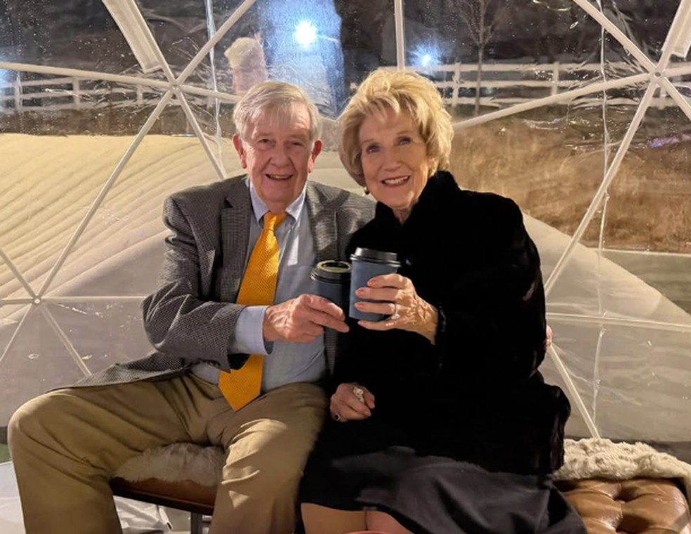 Art e Marilyn noivaram pouco antes do natal do ano passado — Foto: Reprodução/Gatton Park on the Town Branch