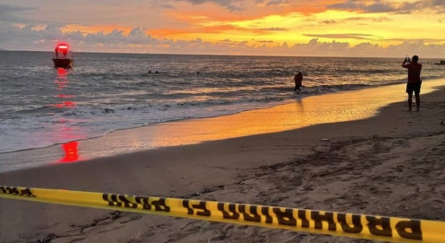 Local em praia de Puerto Vallarta onde homem de 28 anos foi morto por crocodilo