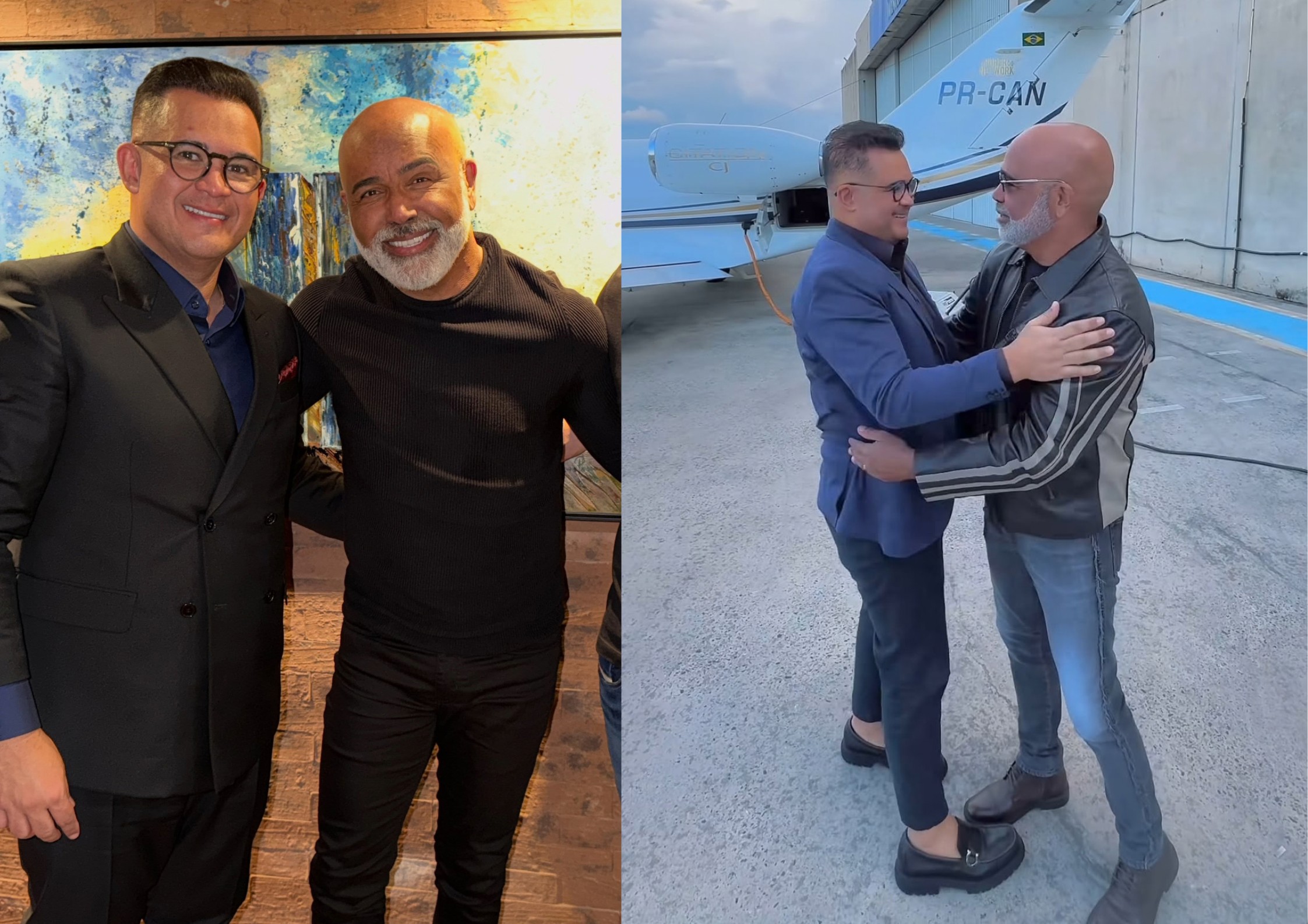 Famosos fazem corrente e pedem ajuda para localizar helicóptero desaparecido com Rick e empresário