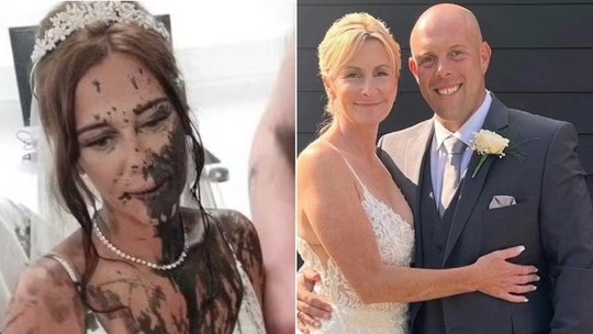 Após ataque de cunhada durante casamento, britânica e o marido cancelaram a lua de mel