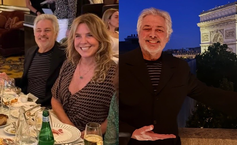 Ex-namorados, viúvo de Rita Lee e empresária viajam para Paris e levantam suspeitas de romance