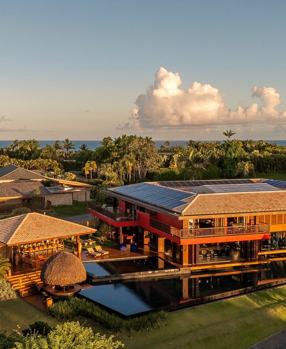 Ivete Sangalo aluga casa de luxo para férias com a família em Trancoso, na Bahia — Foto: Reprodução/Instagram