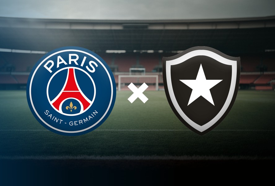 PSG x Botafogo se enfrentam nesta quinta