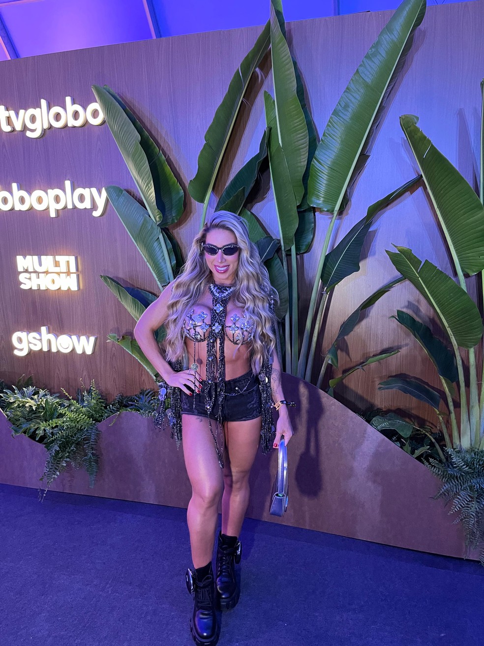 Tati Minerato no terceiro dia de Rock in Rio — Foto: Extra