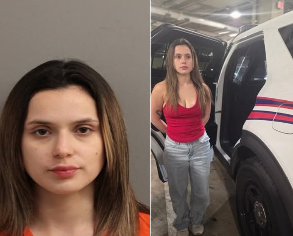 Aralyn Martinez foi indiciada por agressão com arma letal — Foto: Reprodução/Facebook