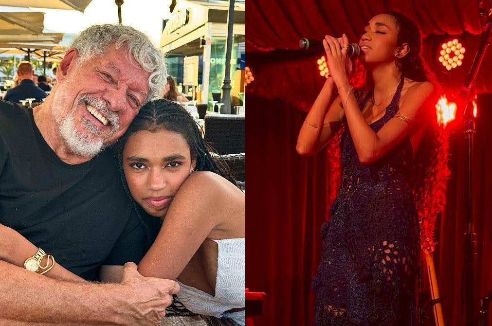 Filha caçula de ator se lança na carreira musical aos 17 anos: 'Quanto talento e segurança'
