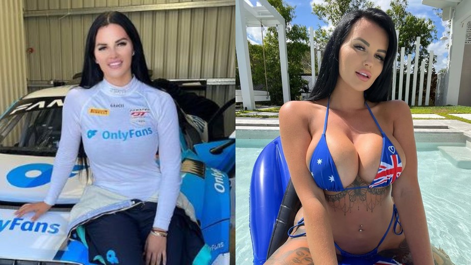 Atriz pornô australiana volta ao automobilismo e compete em Audi com patrocínio do OnlyFans
