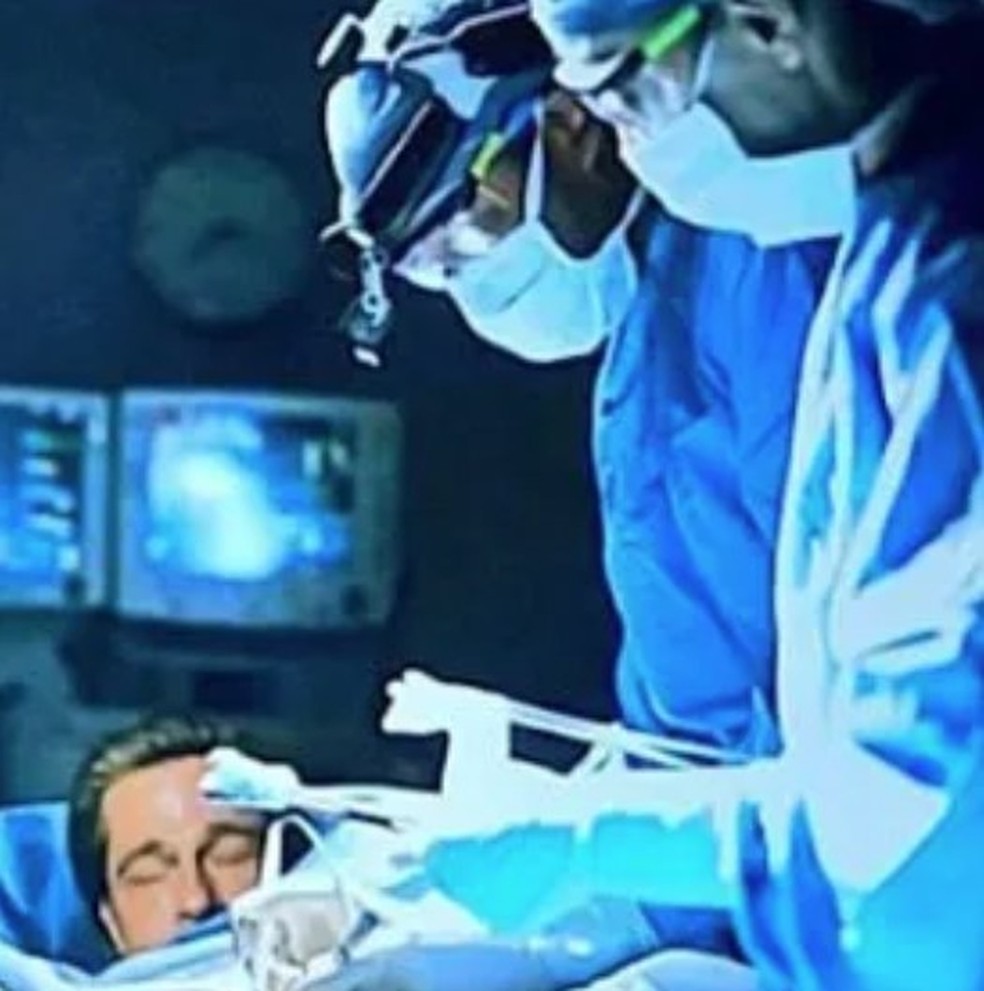 'Brad Pitt' hospitalizado: golpe com IA — Foto: Reprodução