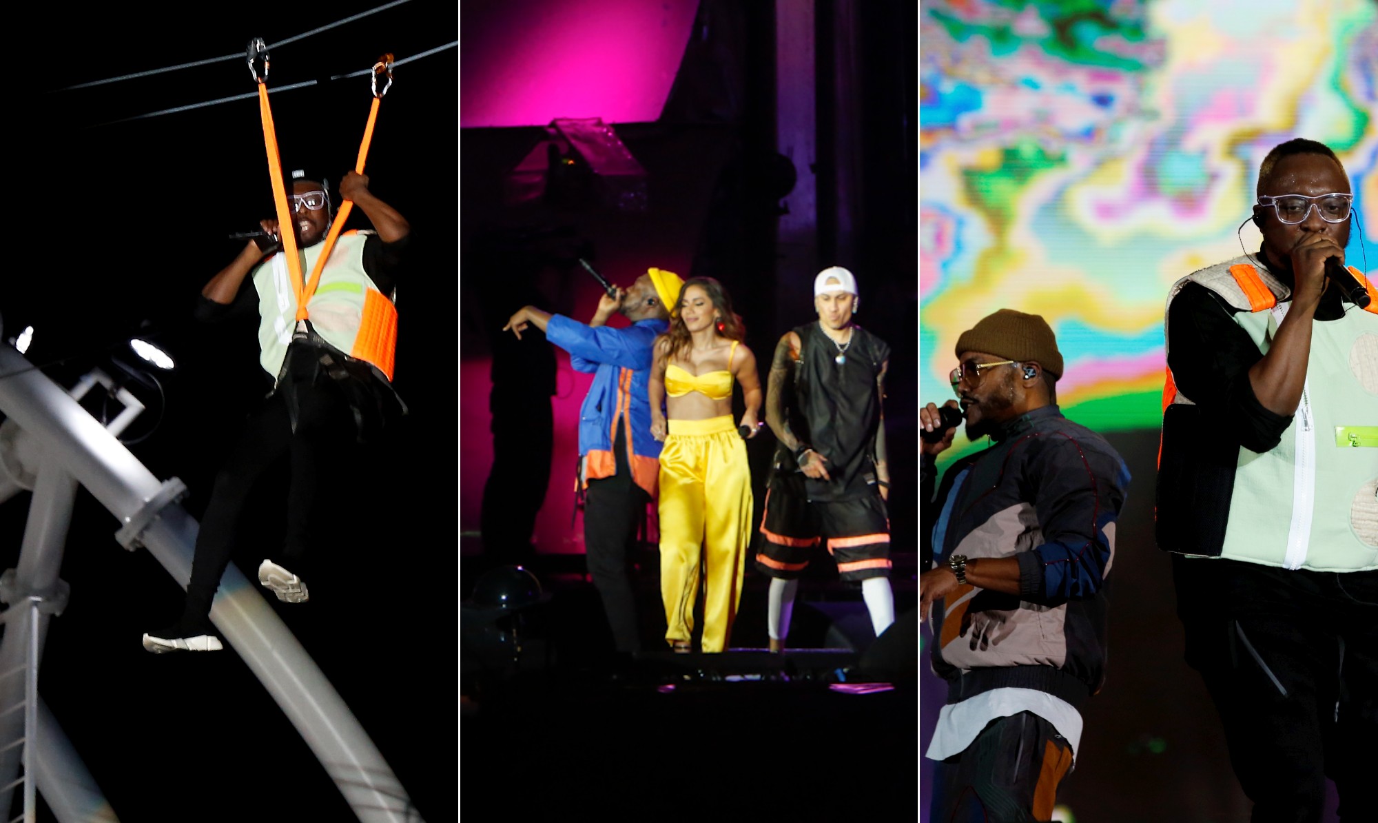 Relembre o show do Black Eyed Peas no Rock in Rio 2019: tirolesa, participação de Anitta e hits sem Fergie
