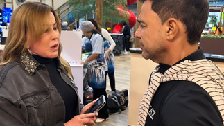 Zezé Di Camargo e Zilu têm reencontro amigável no aniversário do neto — Foto: Instagram