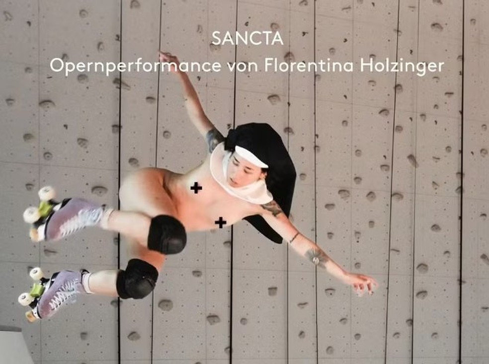 Ópera sobre sexualidade de freiras e com nudez explícita na Alemanha teria feito 18 pessoas precisarem de atendimento médico — Foto: Divulgação/Staatsoper Stuttgart