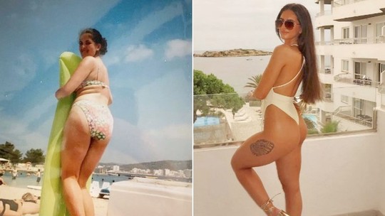 Mulher viraliza com viagens dela e da filha a Ibiza com 30 anos de intervalo
