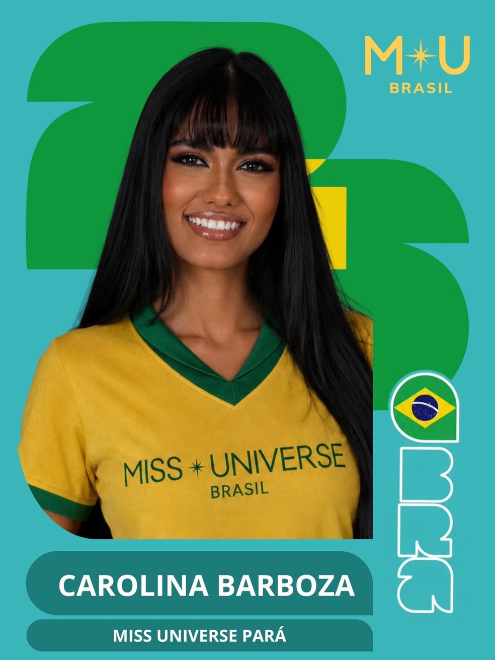 Candidata ao Miss Universe Brasil 2026 — Foto: Divulgação/Miss Universe Brasil