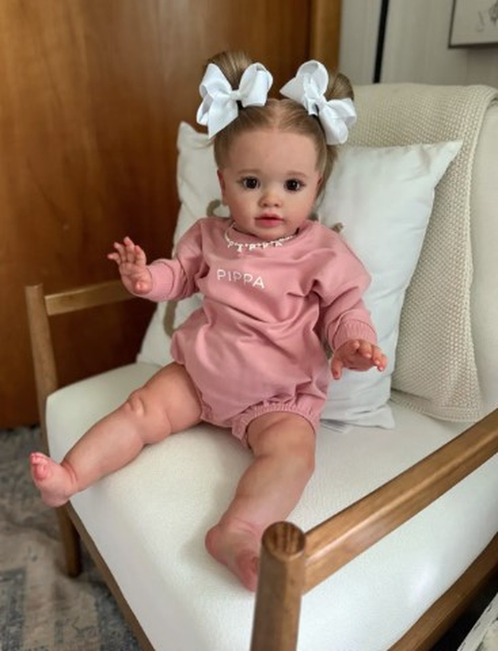 Pippa, 'filha' de Gina Kasoff — Foto: Reprodução