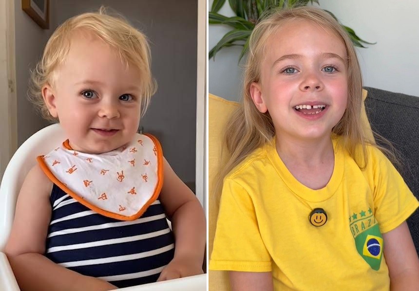 Cresceu! Alice, a menina que viralizou com palavras difíceis, reaparece em vídeo torcendo pelo Brasil