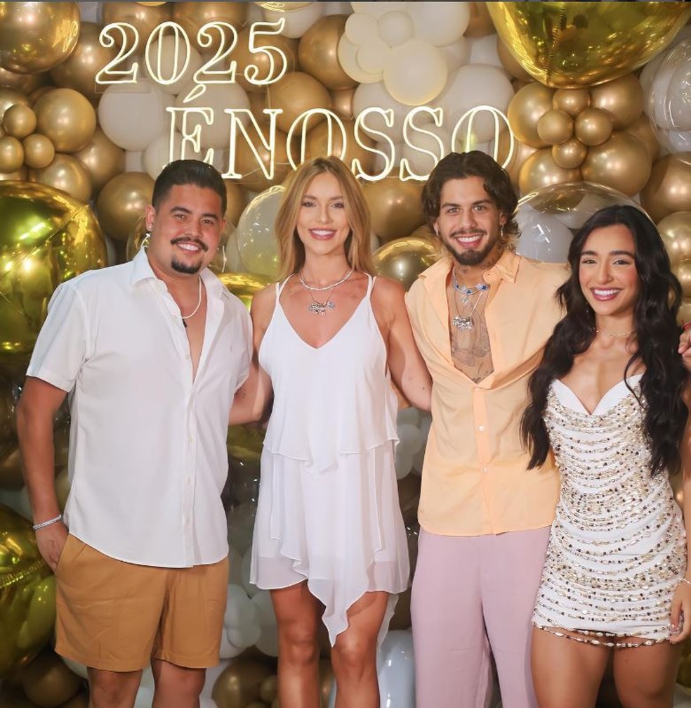 Duda Freire, Virgínia, Zé Felipe e o ex, João Victor — Foto: rep/ instagram
