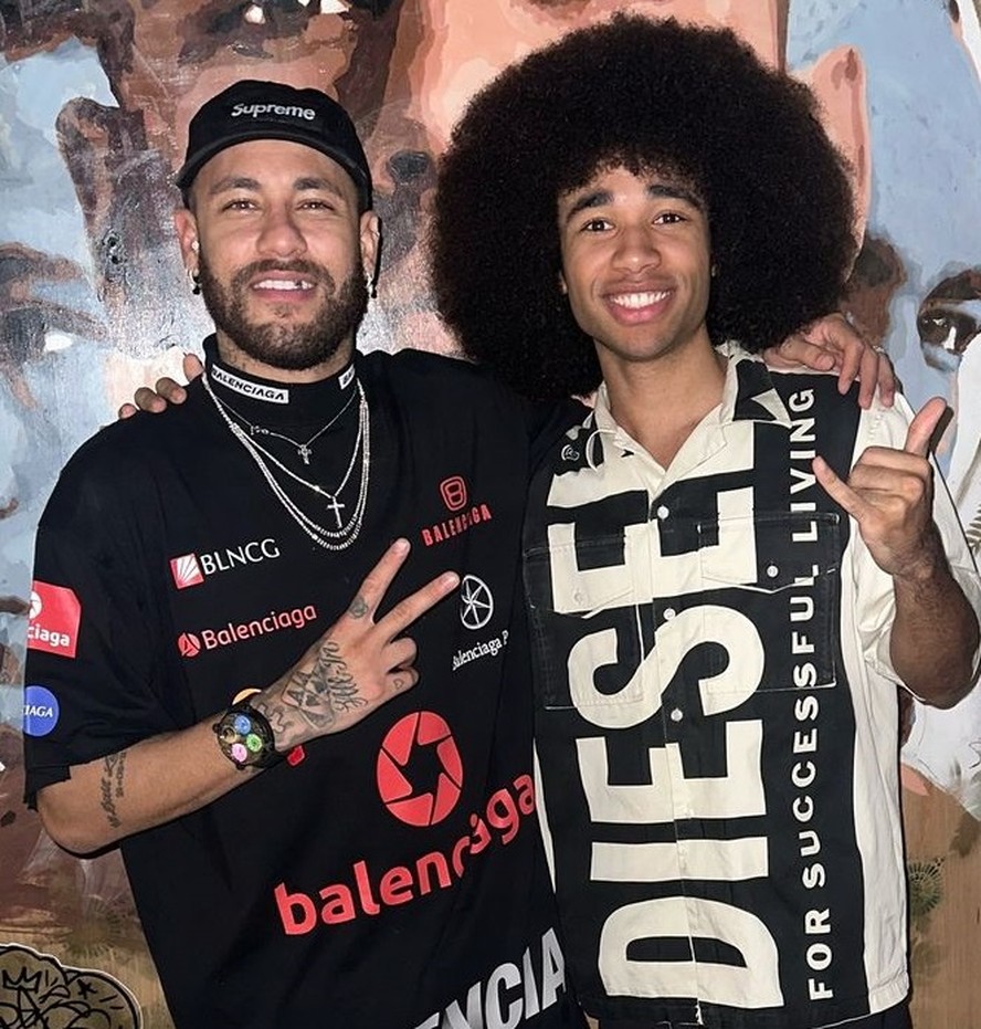 Neymar e o dançarino alemão, Noel Robinson