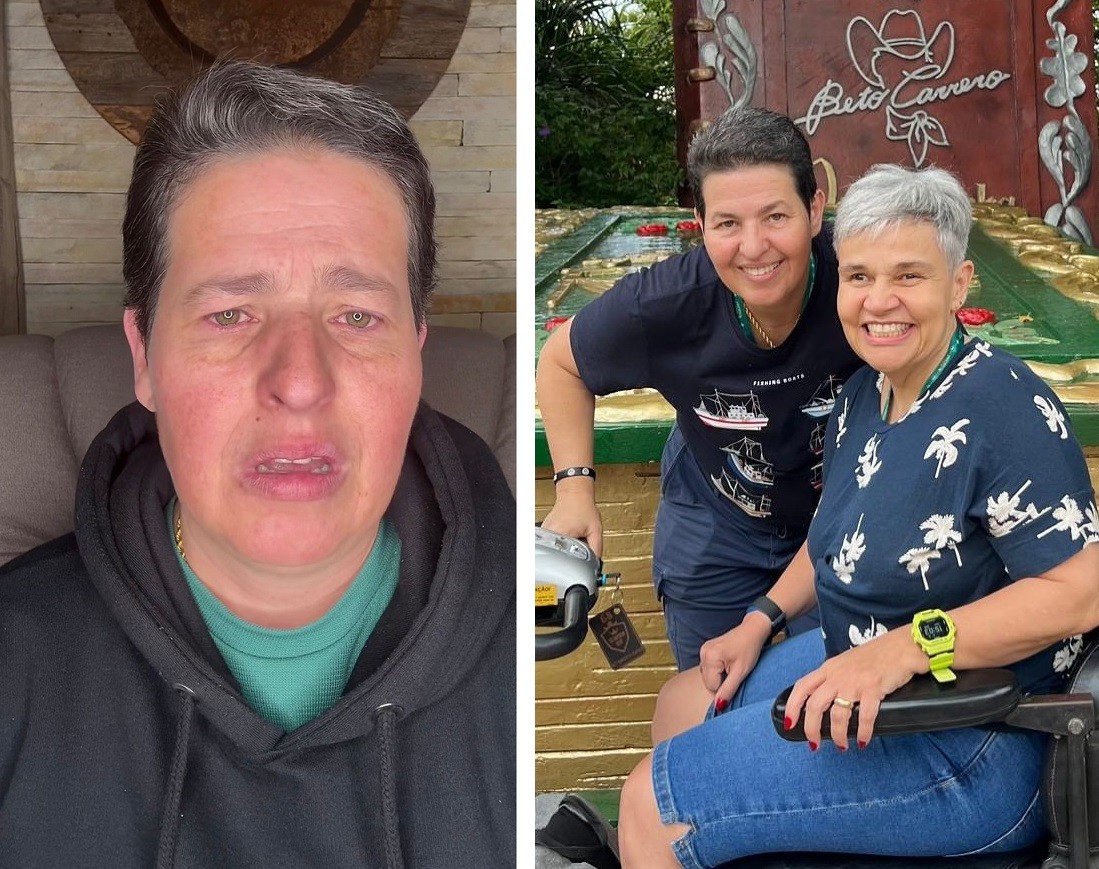 Mulher de Claudia Rodrigues chora ao relatar luta da atriz pela vida: 