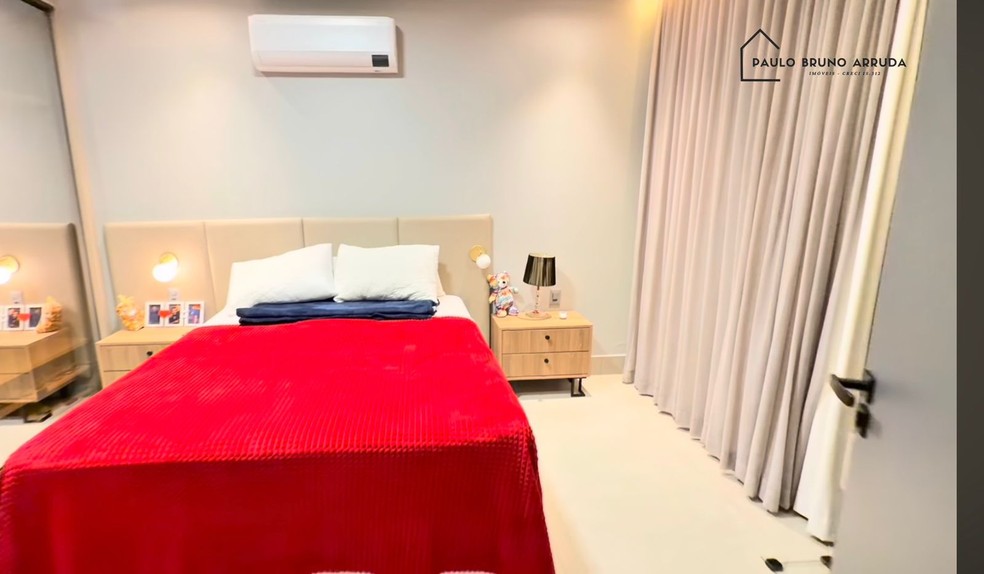 A suíte de Gil do Vigor — Foto: Reprodução/YouTube