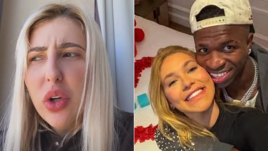 Suposta pivô de separação de Virginia e Vini Jr., influenciadora ironiza críticas a aparência: 'Ratinha em Madri'