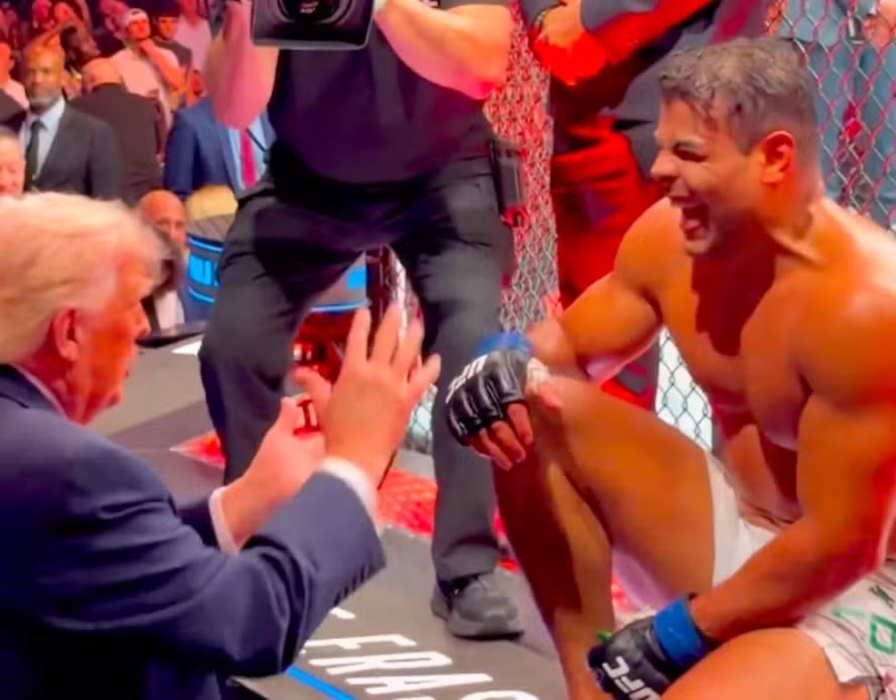 Elogiado por Trump por ser 'bonito demais para lutar', Borrachinha já teve dias de modelo — Foto: Reprodução/Instagram