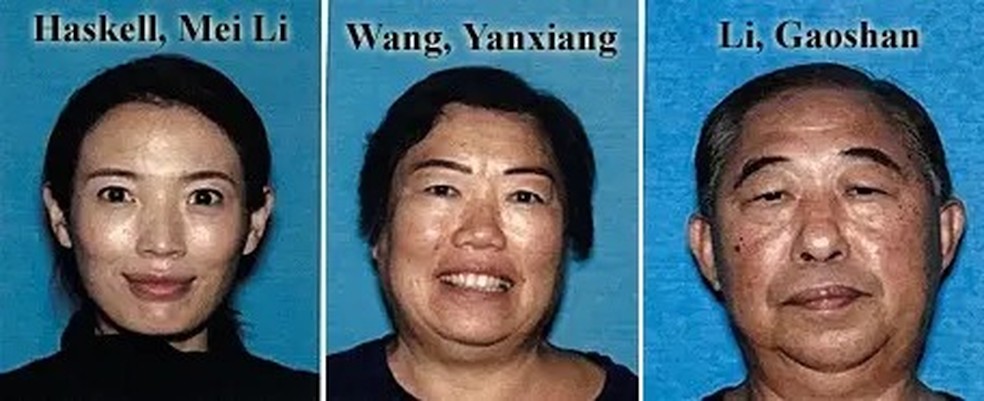 Mei e seus pais estão desaparecidos desde sexta-feira — Foto: Polícia de Los Angeles
