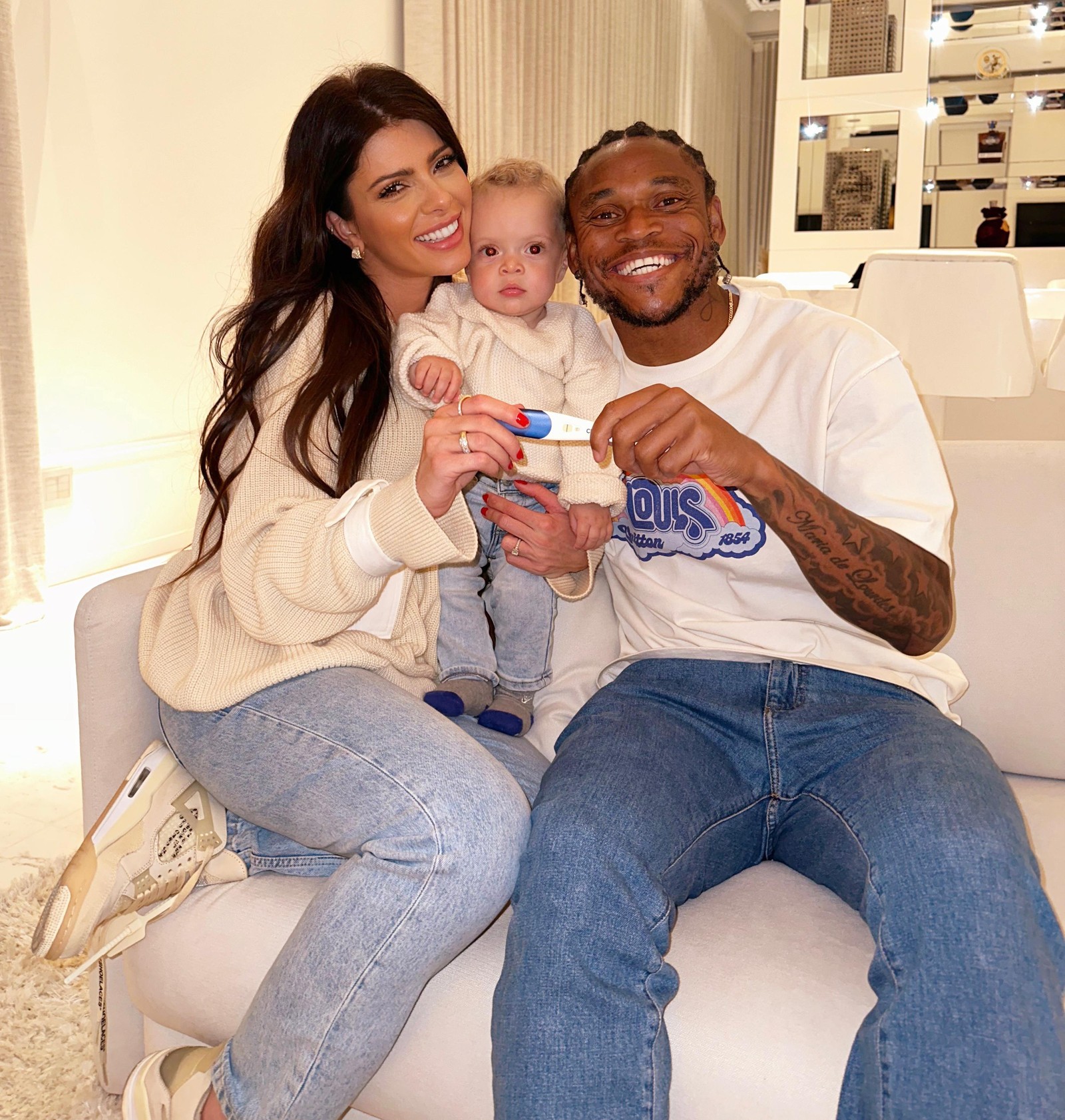 Luiz Adriano e Luma Simões anunciam gravidez 9 meses após nascimento do ...