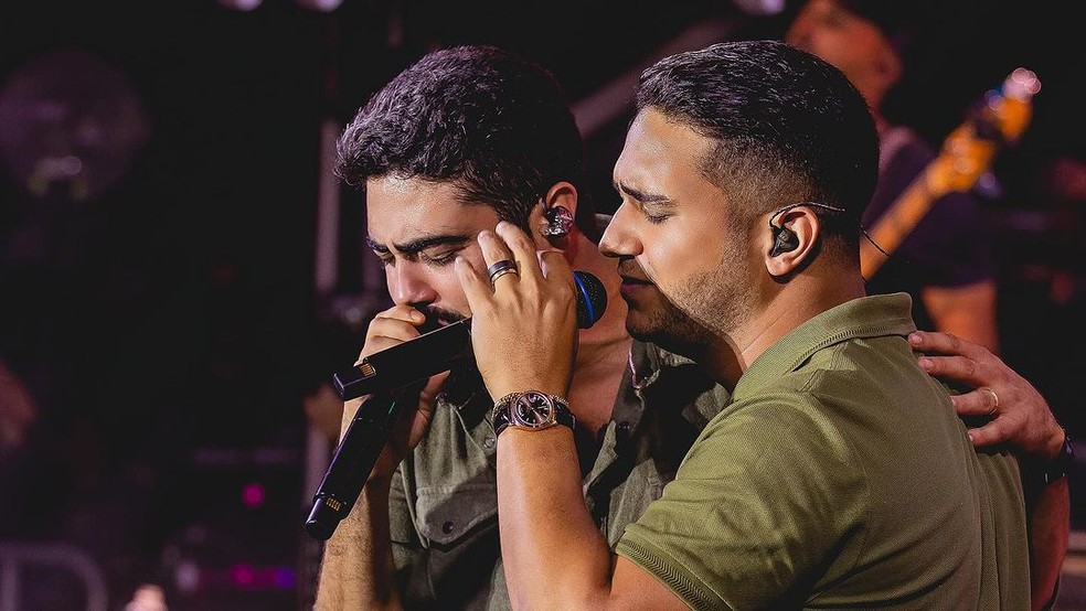 A dupla Henrique e Juliano — Foto: reprodução