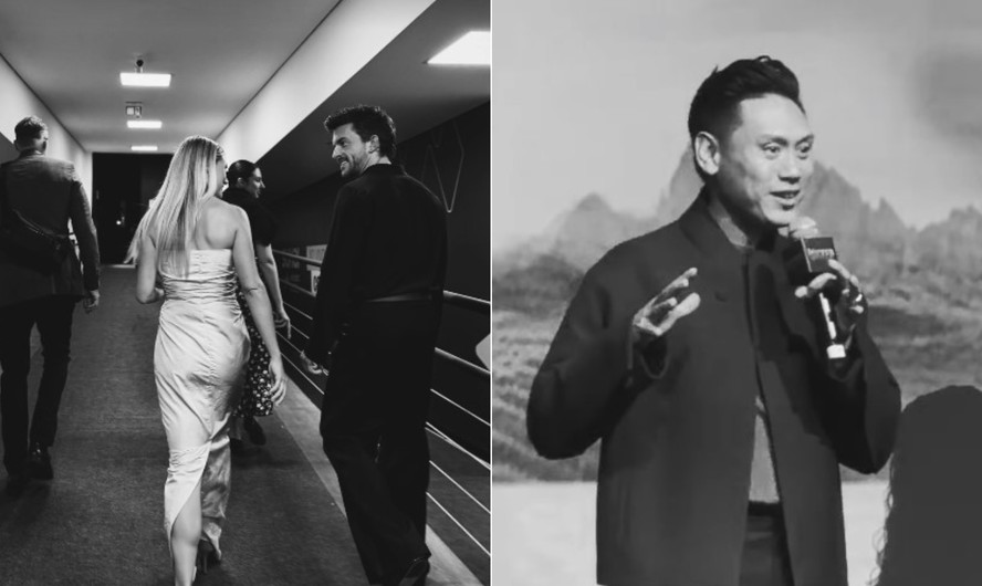 Diretor de 'Wicked parte 2' mostra mulher e ator no Brasil