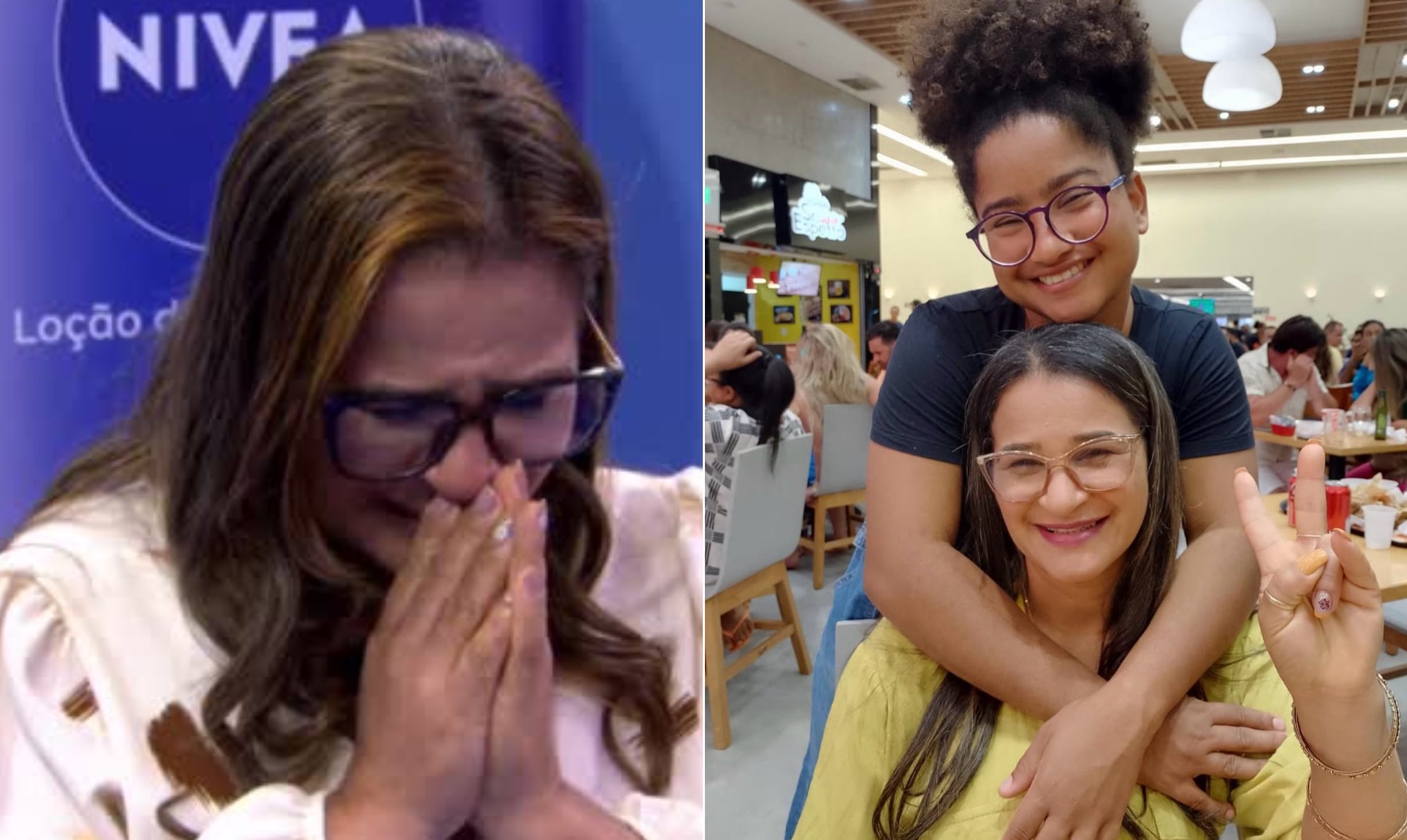 Mãe de Milena do 'bbb 26' fala sobre passado doloroso e reencontro emocionante