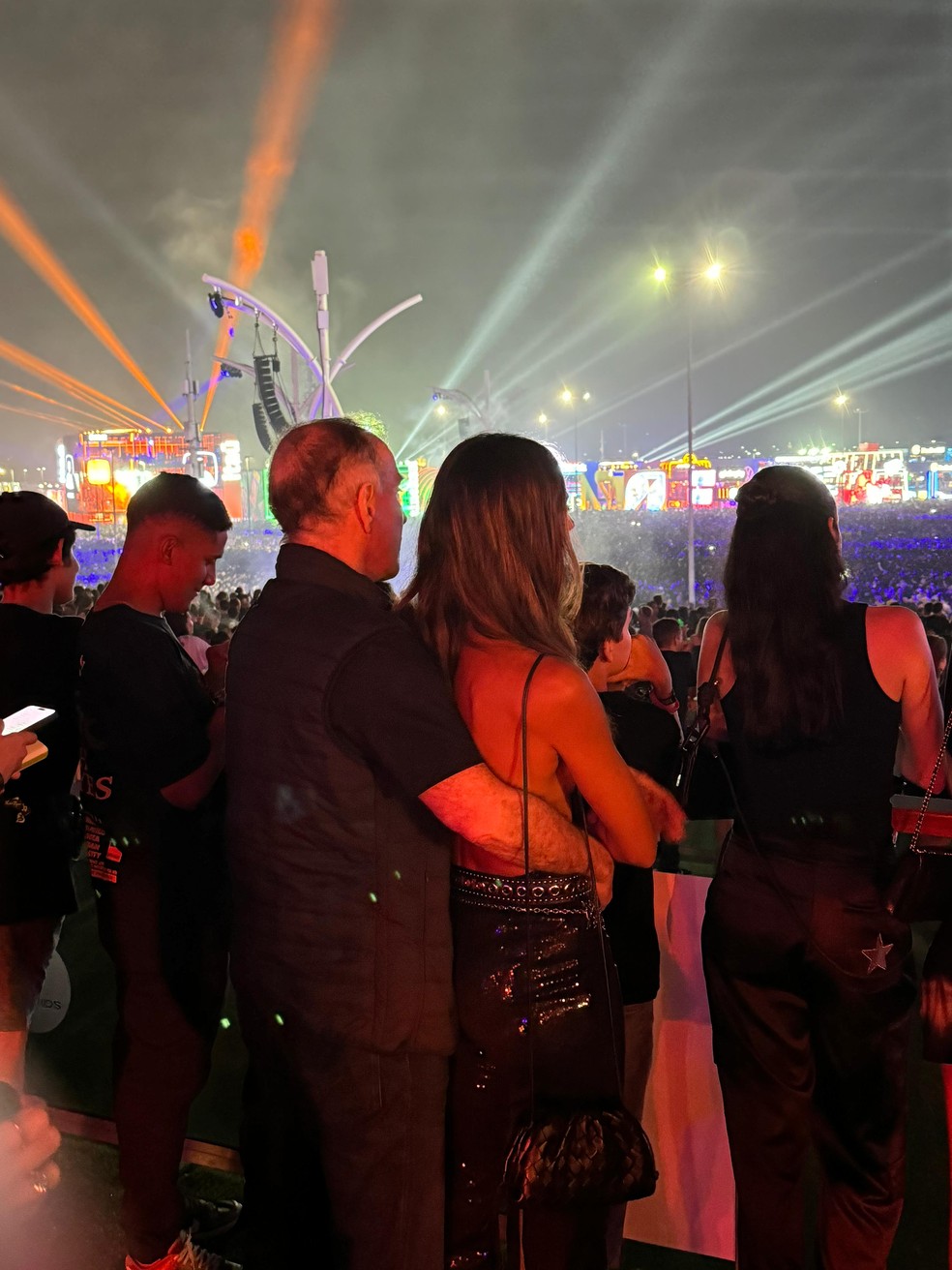 Eike Batista e a mulher no primeiro dia de Rock in Rio — Foto: extra