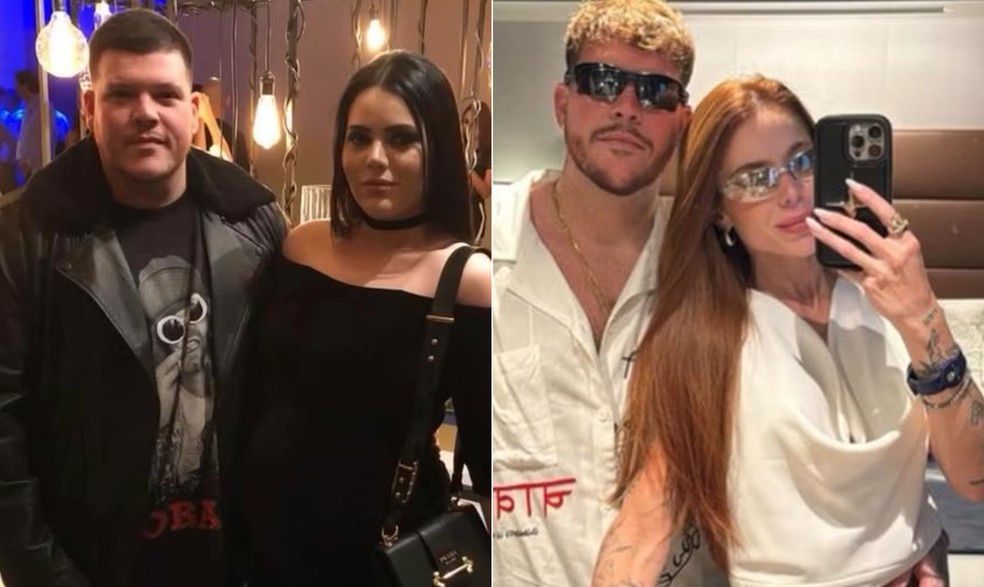 Ferrugem com a esposa, Thais Vasconcellos — Foto: Reprodução/Instagram