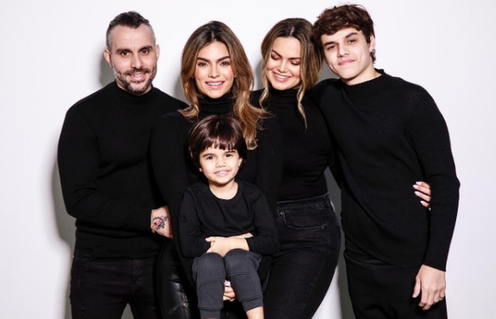 Mico e Kelly Key em família — Foto: Reprodução Instagram