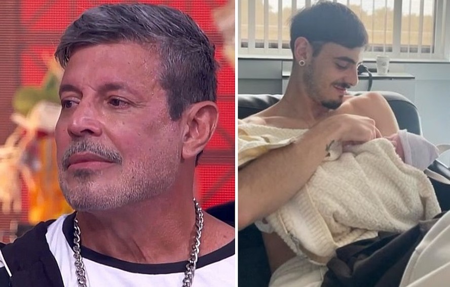 Alexandre Frota é brigado há mais de dez anos com o filho mais velho e não conhece a neta