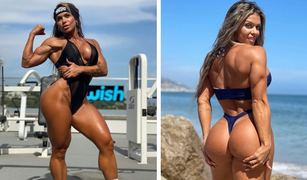 Fafa Fitnesss, musa e coach, amiga de Gracyanne Barbosa — Foto: rep/ instagram