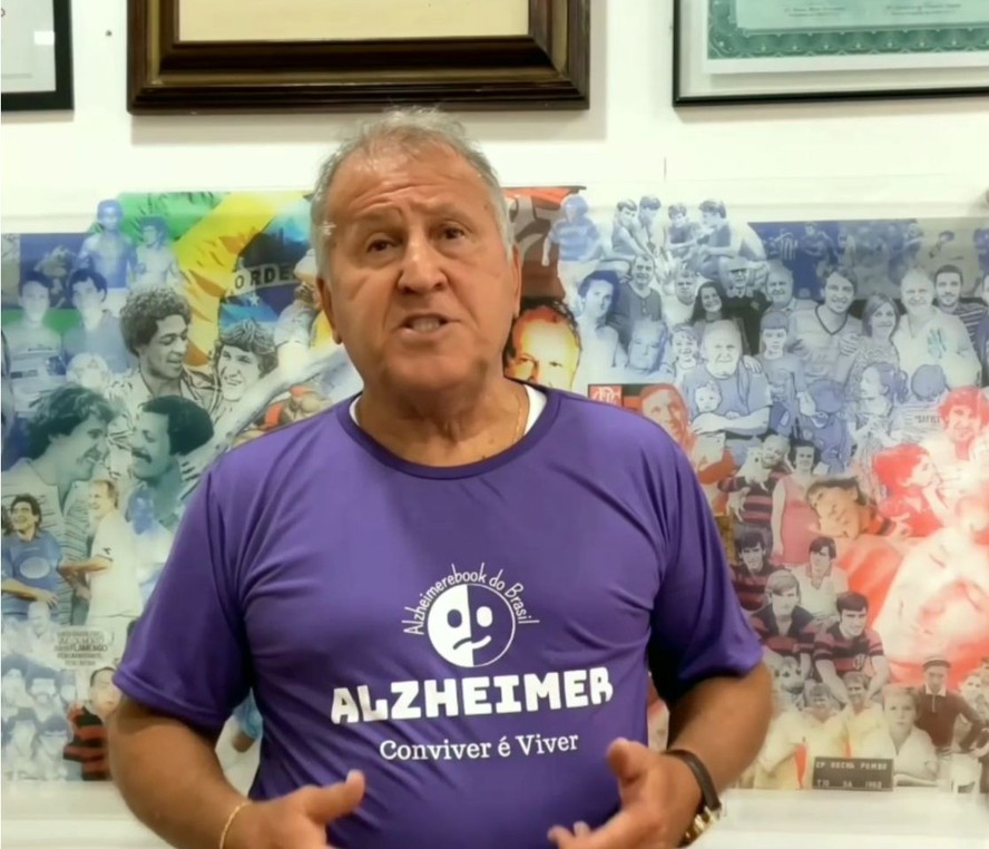 Zico é o embaixador do Alzheimer no Brasl