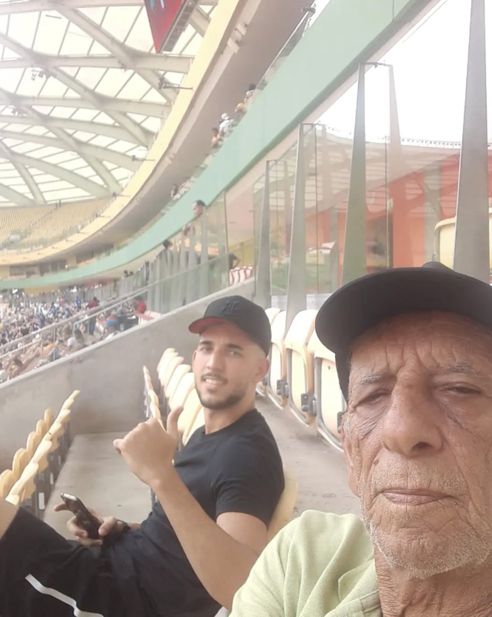 Aderbal Lana e seu filho Yorran Lana — Foto: Reprodução/Instagram