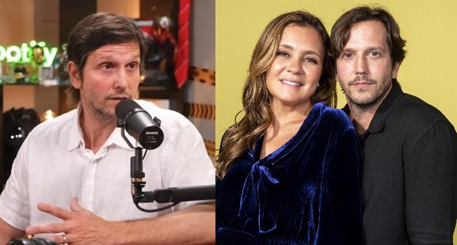 Vladimir Brichta lembra novela na qual fazia par com a mulher, Adriana Esteves