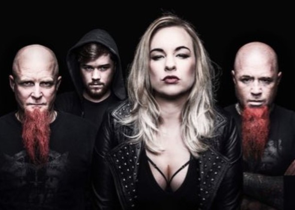 Integrantes da banda de heavy metal neozelandesa Devilskin &mdash; Foto: Reprodu&ccedil;&atilde;o/X